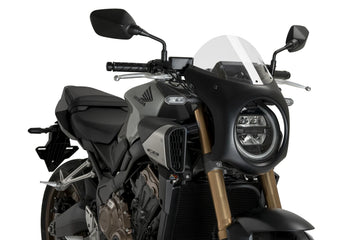 HONDA CB 650 R NEO SPORTS CAFE [2025] – Retro fairing screen – Transparent