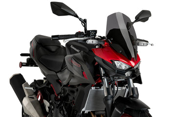 KAWASAKI Z 500 SE [2025] - PUIG New Generation Touring Screen | Heavily toned | PUIG 22009F