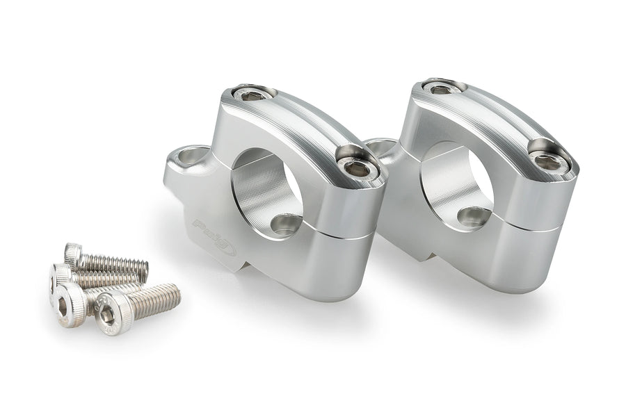 BMW R 12 NINET [2025] - Pullback handlebar risers | Silver | PUIG 22038P