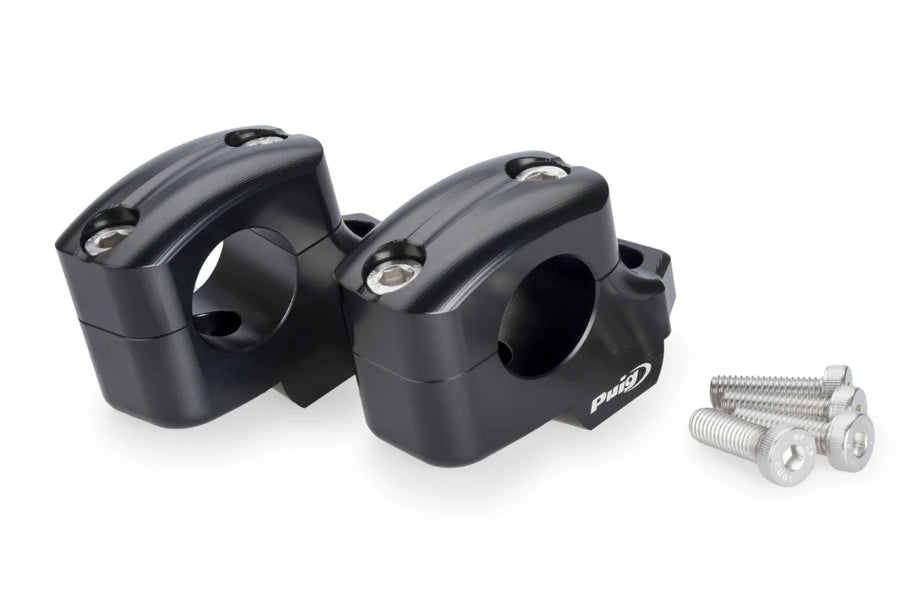 YAMAHA MT-09 Y-AMT [2024] – Pullback handlebar risers – silver