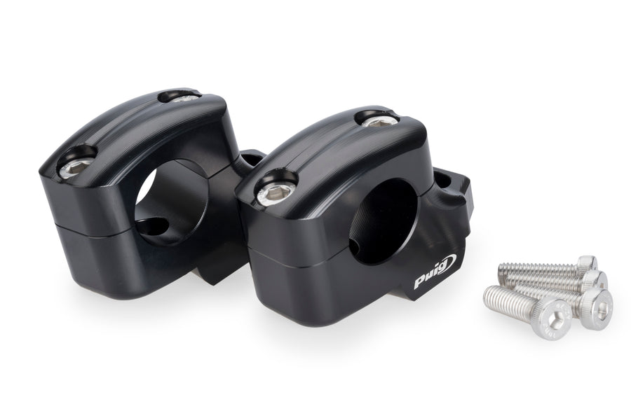 YAMAHA MT-09 Y-AMT [2024] – Pullback handlebar risers – Black