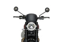 TRIUMPH SCRAMBLER 1200X [2025] - PUIG ABS front panel | Matt black | PUIG 22223J