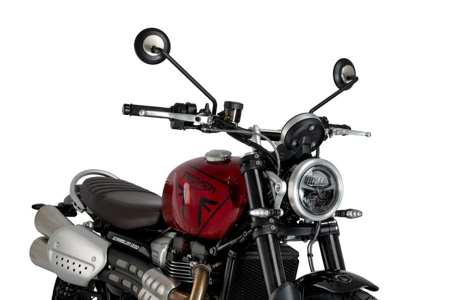 TRIUMPH SCRAMBLER 1200X [2025] – ALU faceplate – silver