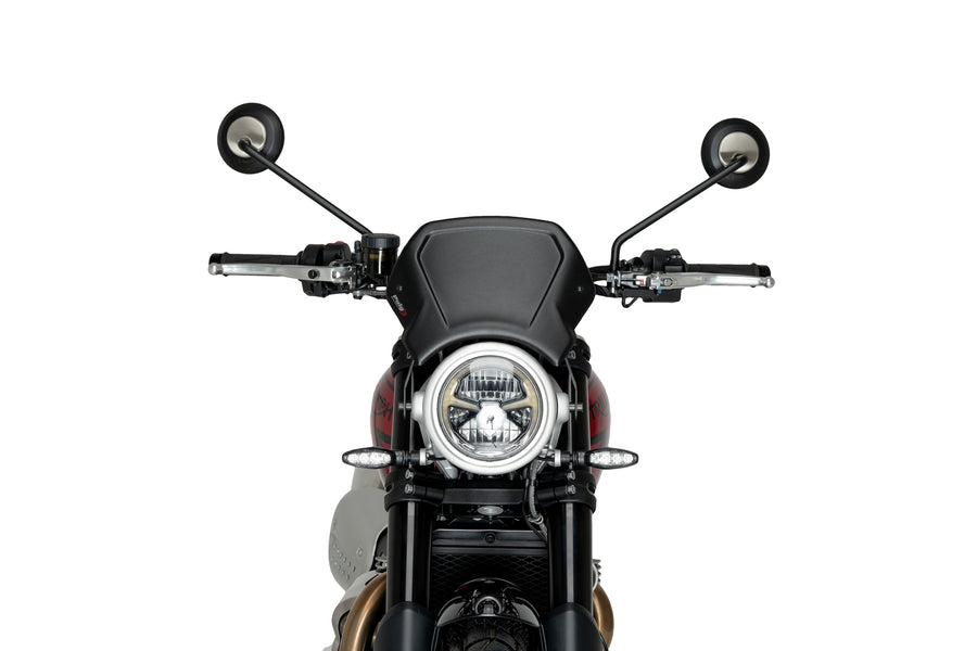 TRIUMPH SCRAMBLER 1200X [2025] – ALU faceplate – silver