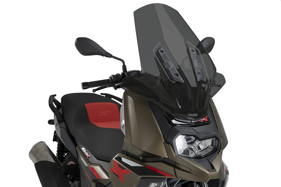 BMW C 400 X [2025] - Windshield V-Tech Line Touring | Heavily toned | PUIG 22410F
