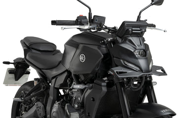 YAMAHA MT-07 [2025] - PUIG Naked Front Downforce Spoiler | Mattschwarz | PUIG 22417J