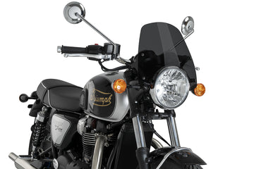 TRIUMPH BONNEVILLE T 120 BLACK [2025] - PUIG New Generation Sport Windshield | Heavily toned | PUIG 22453F