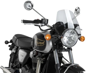 TRIUMPH BONNEVILLE T 120 BLACK [2025] – touring screen – transparent