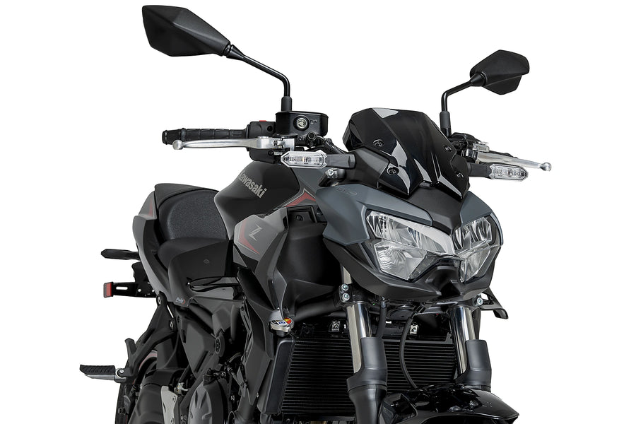 KAWASAKI Z 650 [2025] - D12 Spoiler | Black | PUIG 22472N