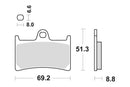 YAMAHA FZ 1 S FAZER [2006-2015] - Dual Sinter brake pads