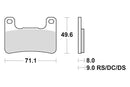 KAWASAKI KLZ 1000 VERSYS [2019-2020] - Dual Sinter brake pads