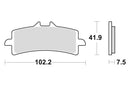 KAWASAKI NINJA H2 SX [2015-2021] - Dual Sinter brake pads