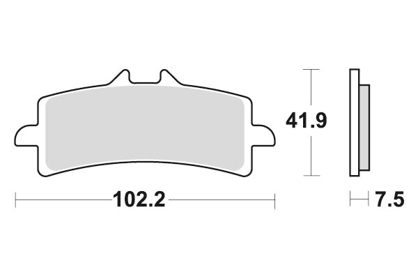 DUCATI 1260 MULTISTRADA S [2018-2020] - Dual Sinter brake pads