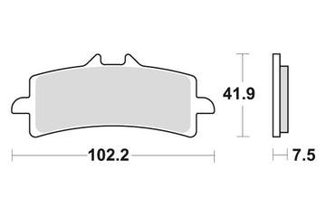 SUZUKI GSX R 750 [2011-2018] - Dual Sinter brake pads