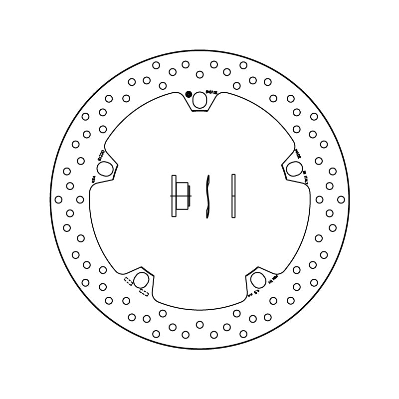 BMW F 750 GS [2018-2022] - Oro series brake disc