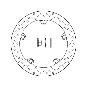 BMW R 1200 GS ADVENTURE [2008-2016] - Oro series brake disc