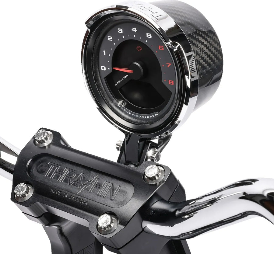 harley davidson fxlrs [THRASHIN SUPPLY CO.] - Softail Gauge Offset Kit