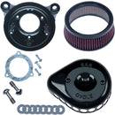Harley-Davidson FLSTFBS 1800 Fat Boy S [2017] - Mini Teardrop Stealth Luftfilter-Kit – Oberfläche: Schwarz – Bild 2