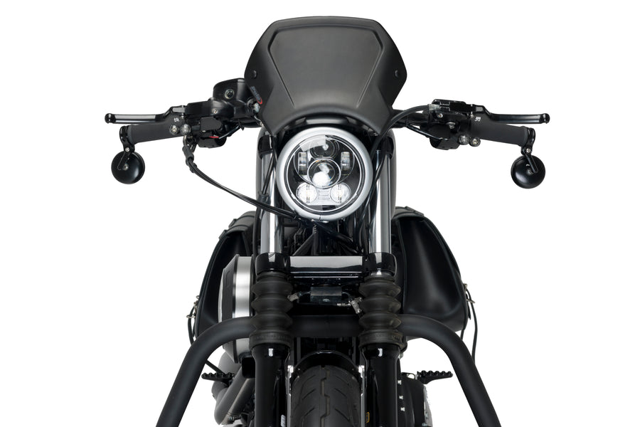 HARLEY DAVIDSON SPORTSTER 883 IRON XL 883 N [2012] – ALU FRONT PLATE – BLACK