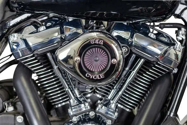 Harley-Davidson FLHFB 1868 Electra Glide Highway King 114 [2023] - Air Stinger Stealth Luftfiltersatz – Oberfläche: Verchromt – Bild 9