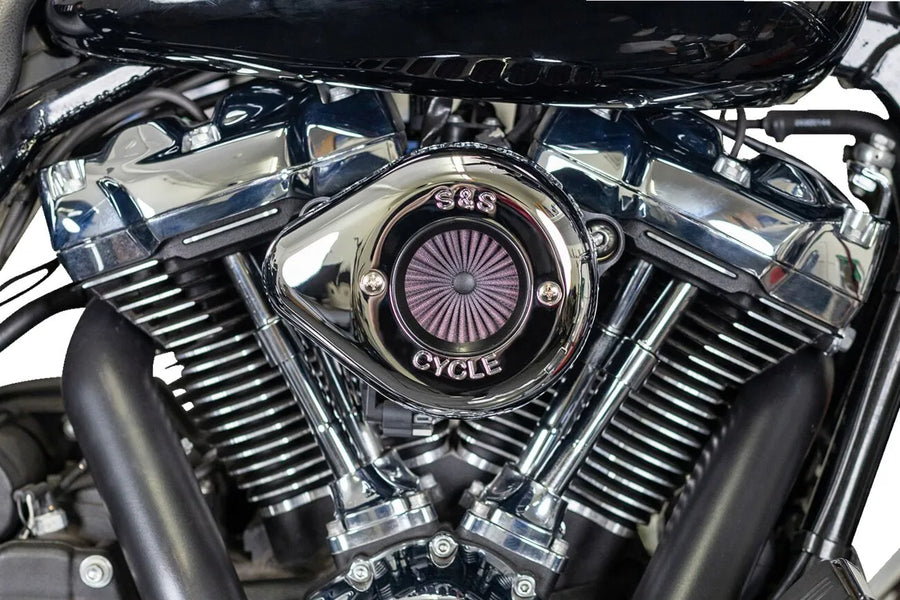 Harley-Davidson FLRT 1868 Freewheeler 114 [2022-2023] - Air Stinger Stealth Luftfiltersatz – Oberfläche: Verchromt – Bild 4