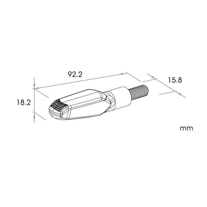 Yamaha MT-07 – Jet running light LED turn signal pair
