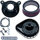 Harley-Davidson FLSTFB 1690 Fat Boy Special [2016-2017] - Mini Teardrop Stealth Luftfilter-Kit – Oberfläche: Silber – Bild 4