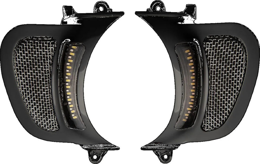 harley-davidson road glide [CUSTOM DYNAMICS] – Genesis® 4 Dynamic LED Road Glide® ventilation inserts