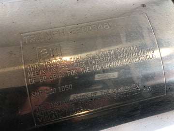 Triumph Speed ​​Triple 1050 515NJ [2005] - Exhaust silencer original set - 0
