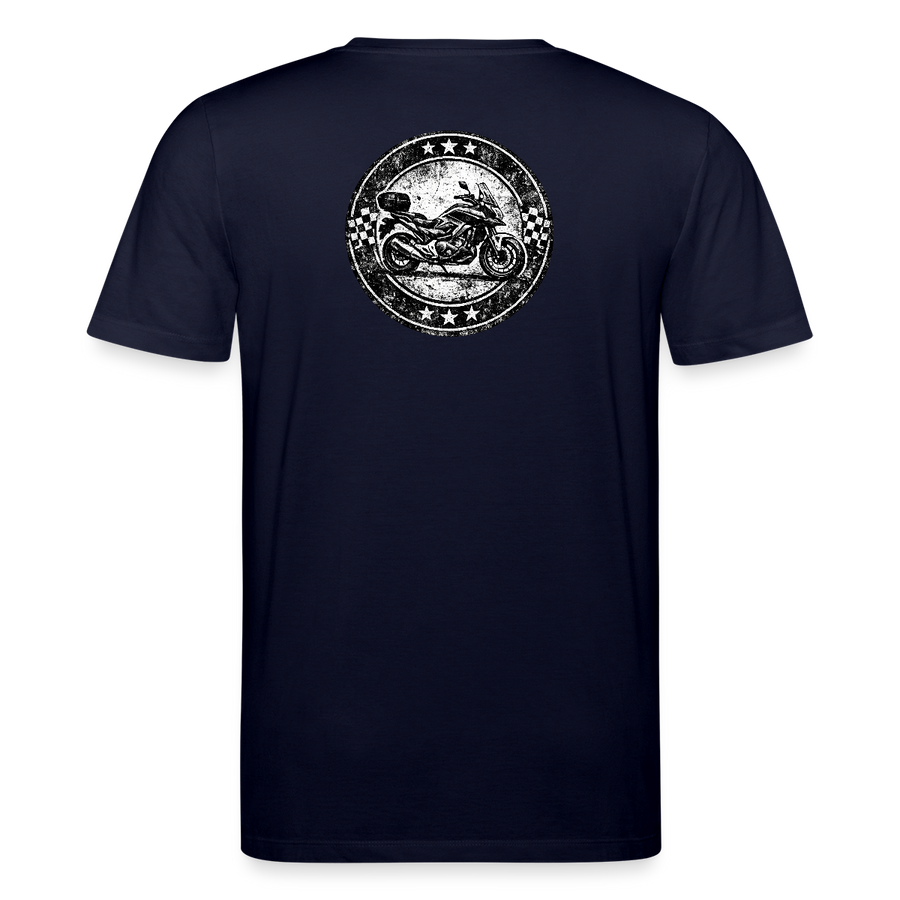 Honda nc 700 [T-Shirt] - Grunge Badge - Back Print