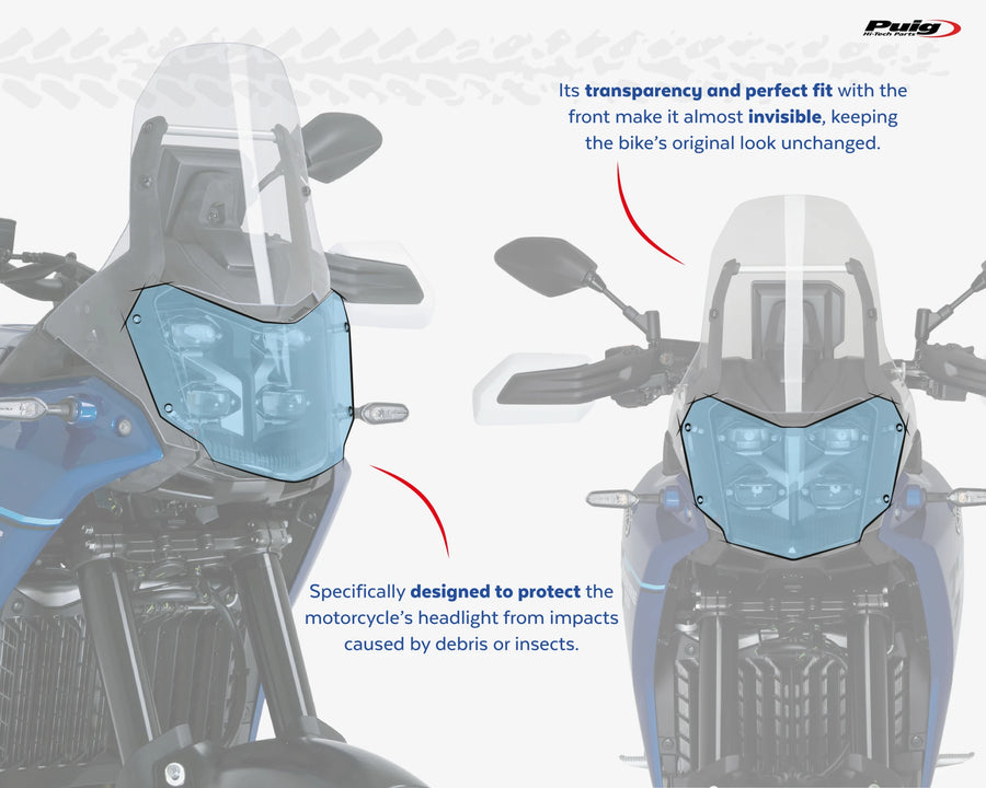 YAMAHA TENERE 700 RALLY EDITION [2025] – Headlight protector – Transparent
