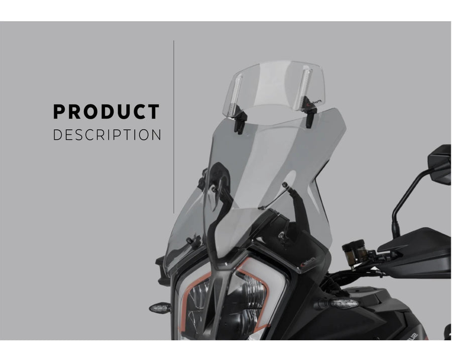 KTM 890 SMT [2025] – Spoiler disc 2.0 attached with screws – Transparent