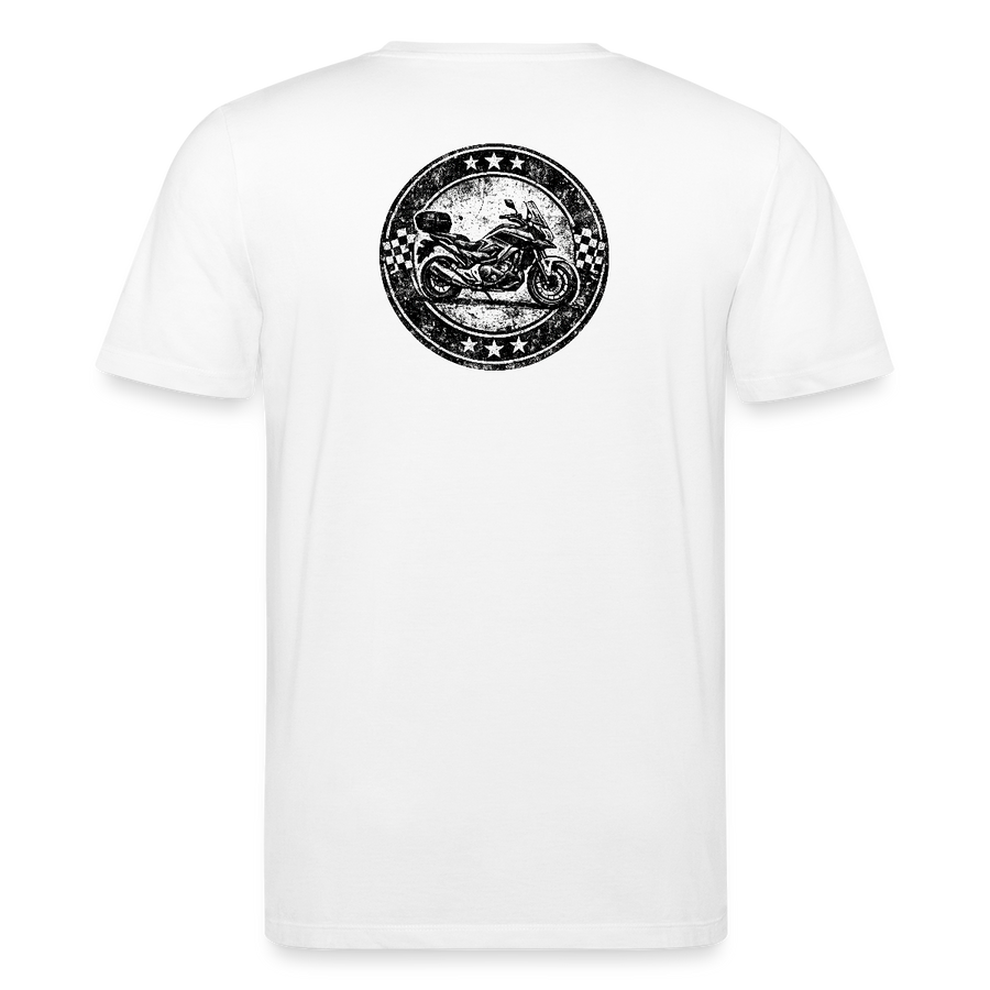 Honda nc 700 [T-Shirt] - Grunge Badge - Back Print