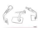 KTM 890 DUKE R [2025] – Look Rear View Mirror – Black-19