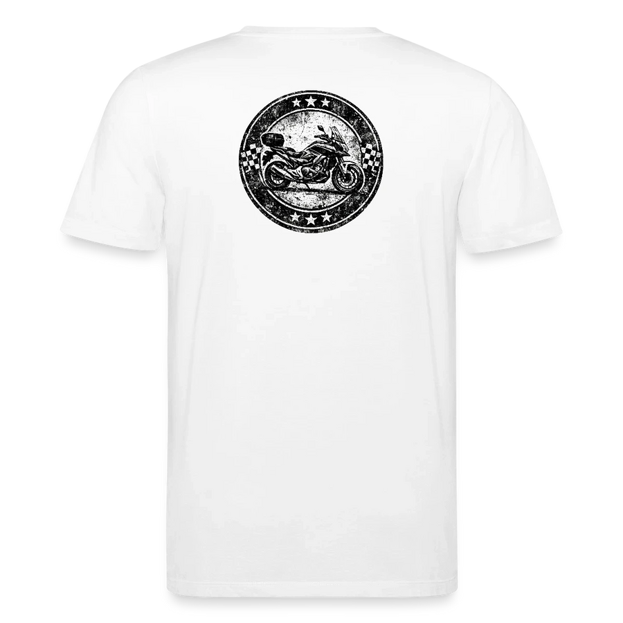 Honda nc 700 [T-Shirt] - Grunge Badge - Back Print