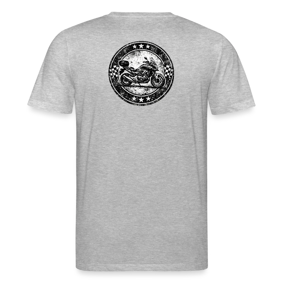 Honda nc 700 [T-Shirt] - Grunge Badge - Back Print