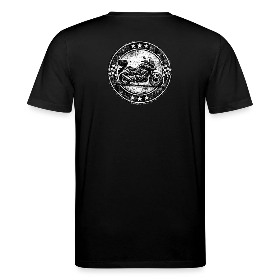 Honda nc 700 [T-Shirt] - Grunge Badge - Back Print