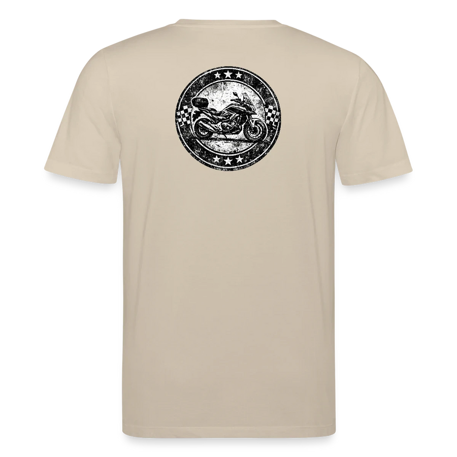 Honda nc 700 [T-Shirt] - Grunge Badge - Back Print