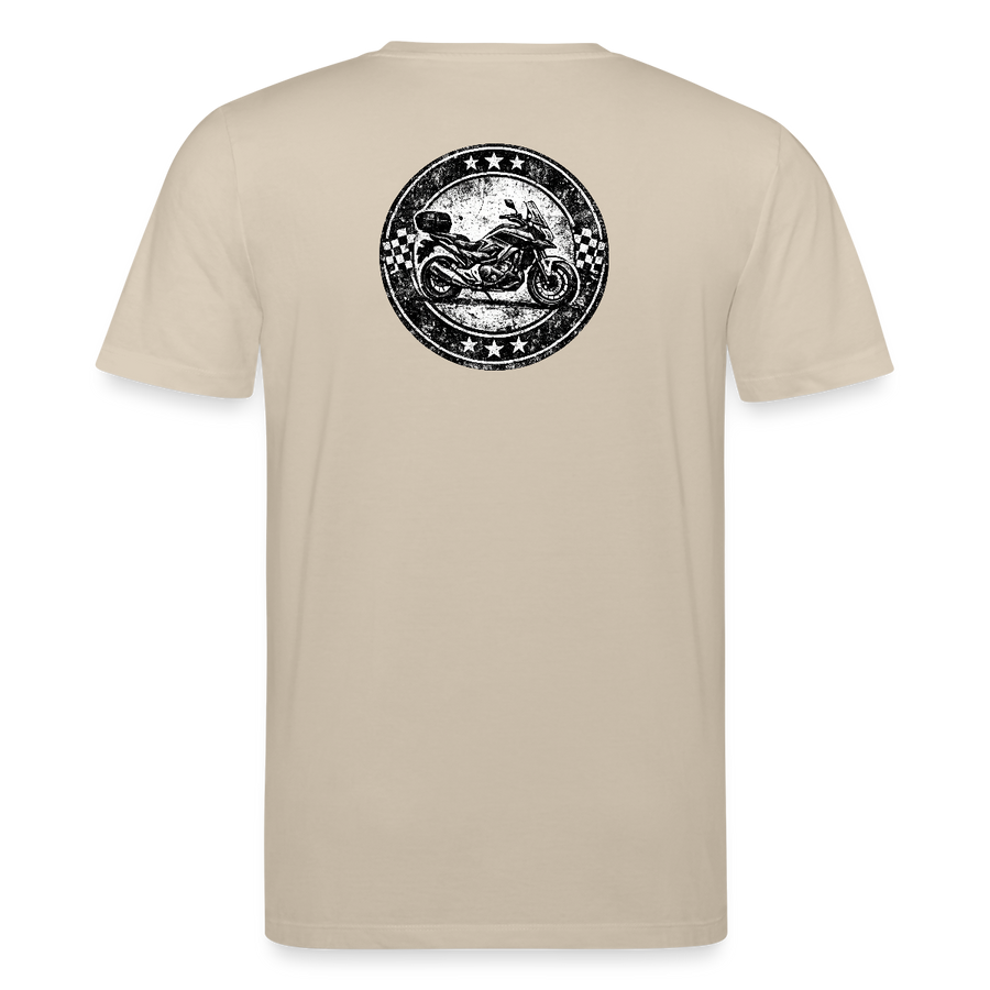 Honda nc 700 [T-Shirt] - Grunge Badge - Back Print