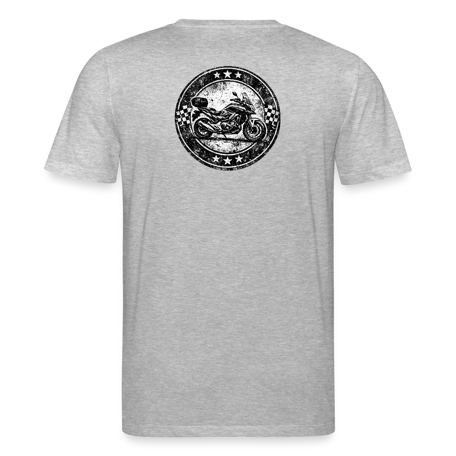 Honda nc 700 [T-Shirt] - Grunge Badge - Back Print