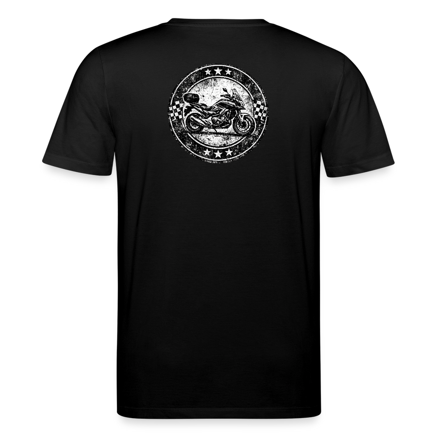 Honda nc 700 [T-Shirt] - Grunge Badge - Back Print