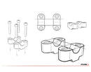 BMW S 1000 XR [2025] – handlebar risers – silver-6