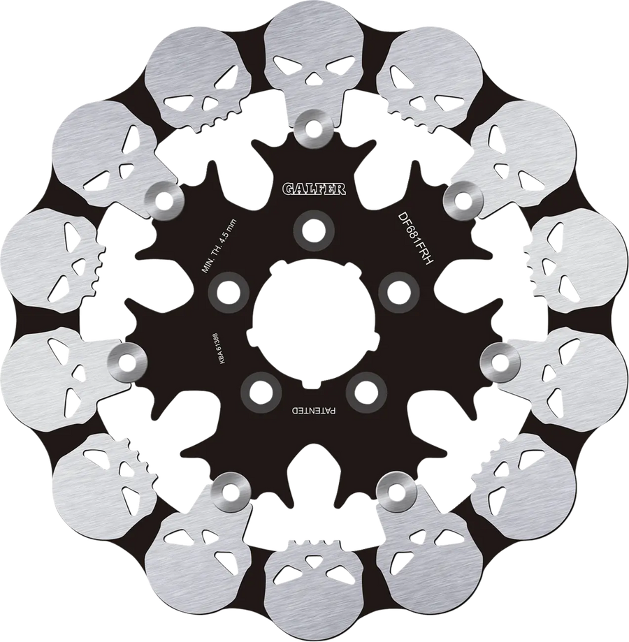 Harley-Davidson Fld 1690 Dyna Switchback [2015-2016] - Skull Bremsscheibe – Bild 2