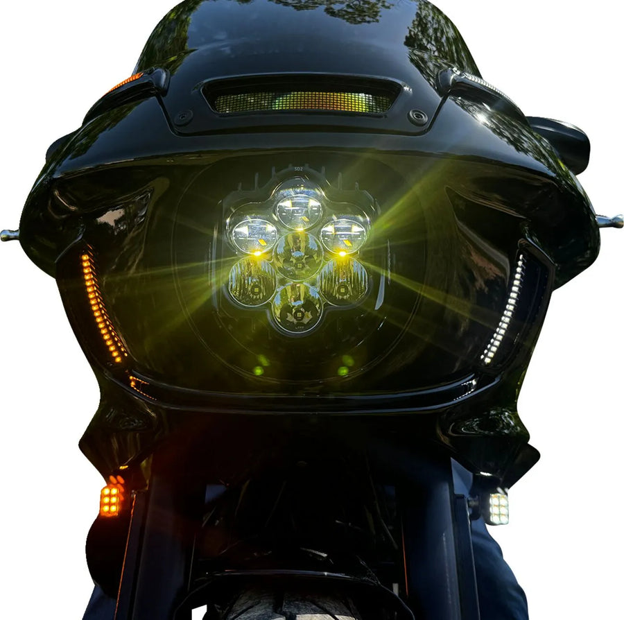 harley-davidson low rider [CUSTOM DYNAMICS] – insert for fairing ventilation