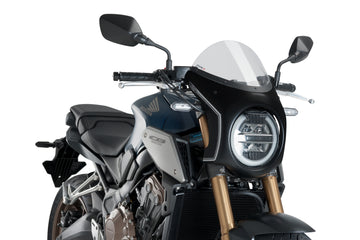HONDA CB 650 R NEO SPORTS CAFE [2023] – Retro fairing screen – Transparent - 0