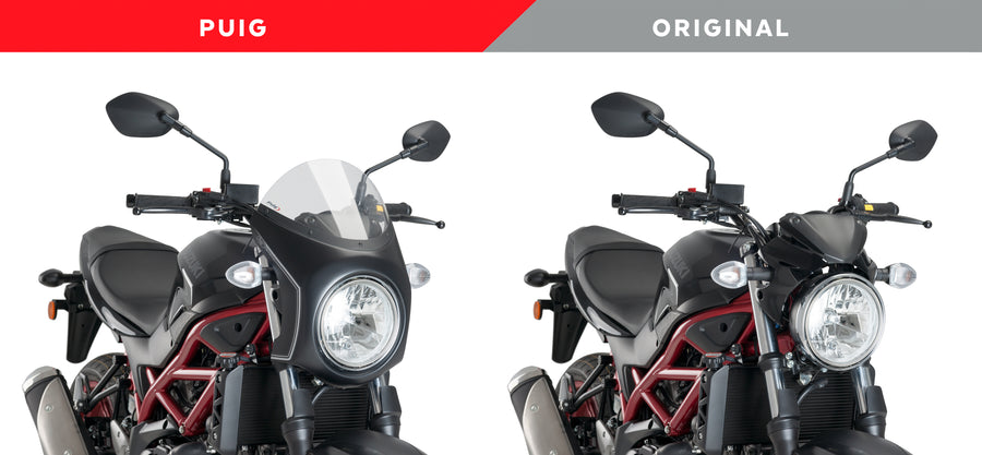 SUZUKI SV 650 [2025] – Retro windshield – Tinted