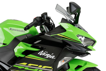 KAWASAKI NINJA 400 [2024] - PUIG sports side spoiler | Black | PUIG 3172N
