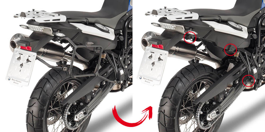 BMW F 800 GS [2008-2017] - Quick release side case holder