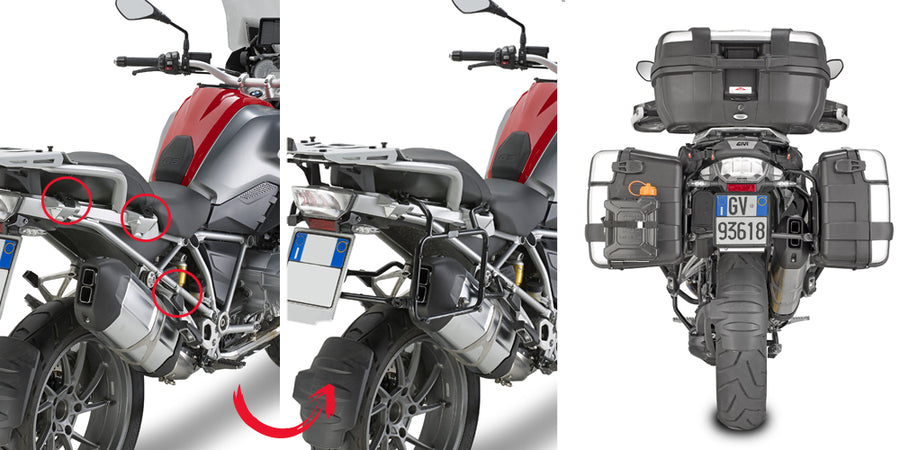 BMW R 1200 GS ADVENTURE [2014-2018] - Quick release side case holder