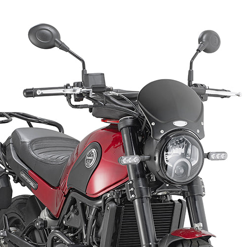 YAMAHA XSR 900 [2016-2021] - Universal screen made of black anodized aluminum